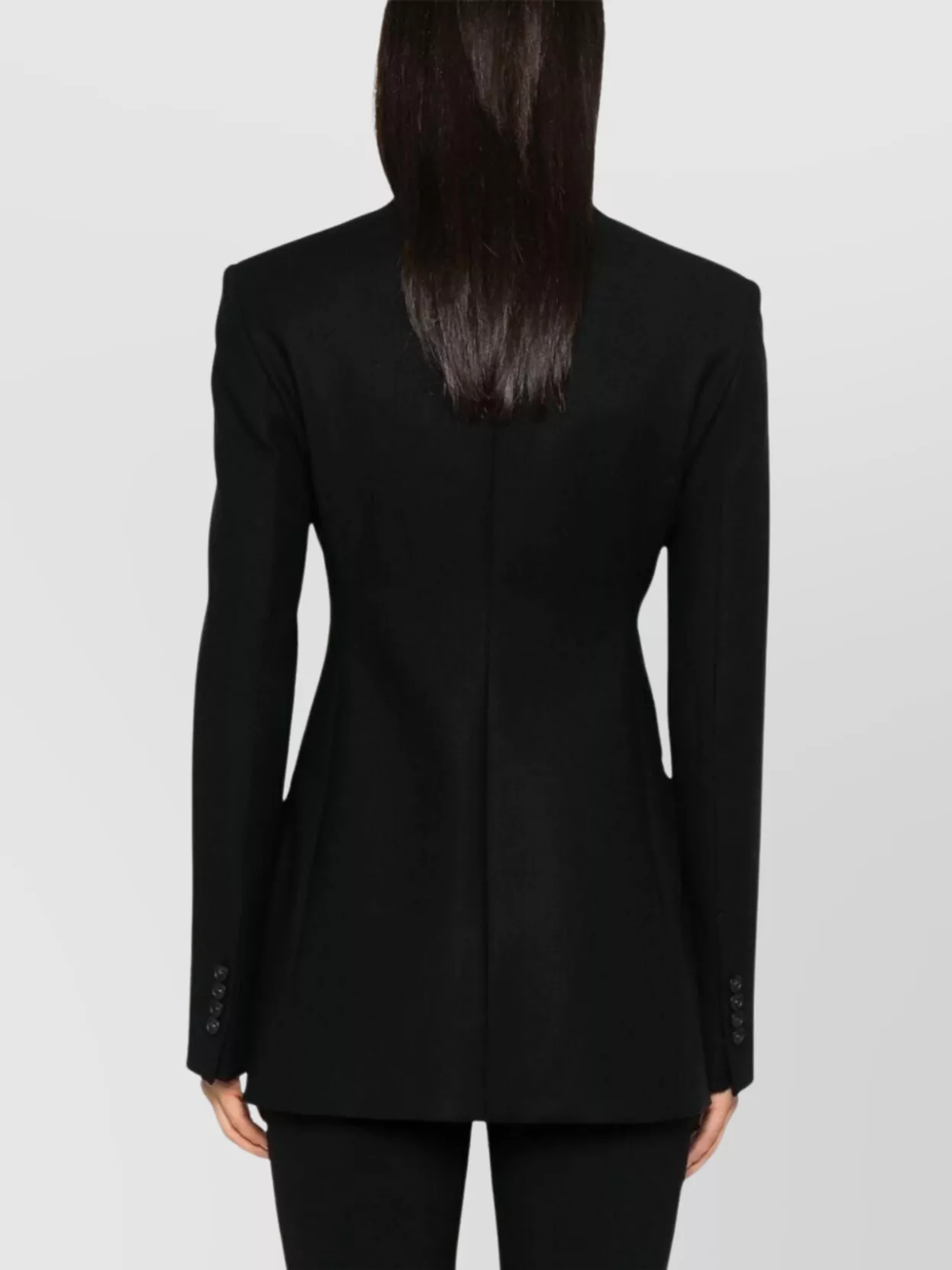 Sportmax Long Sleeve Single Breasted Jacket With Notched Lapels