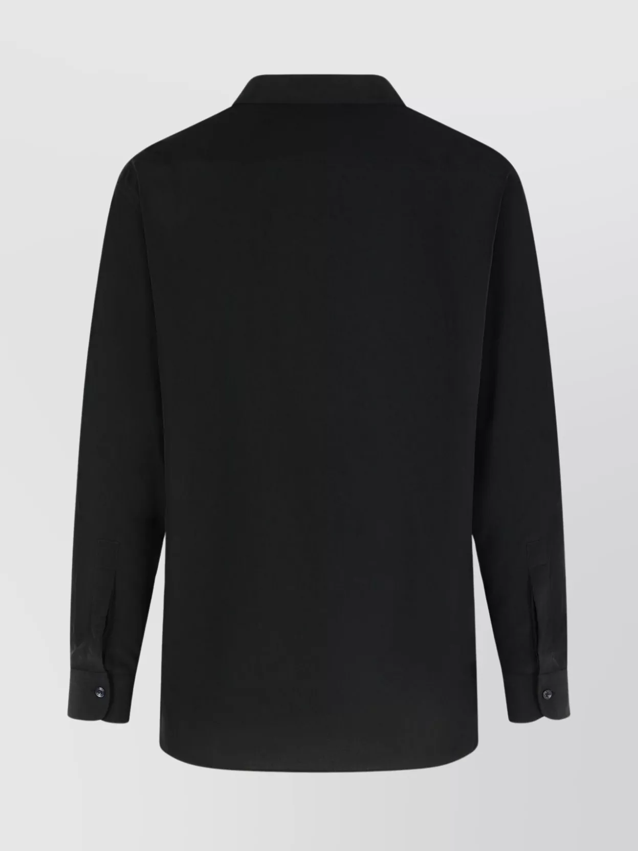 Tom Ford Luxurious Silk Long Sleeve Shirt In Black
