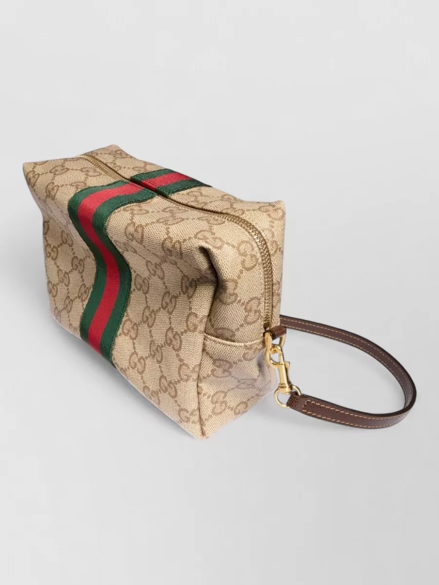 Gucci Mini Coated Canvas Clutch Bag