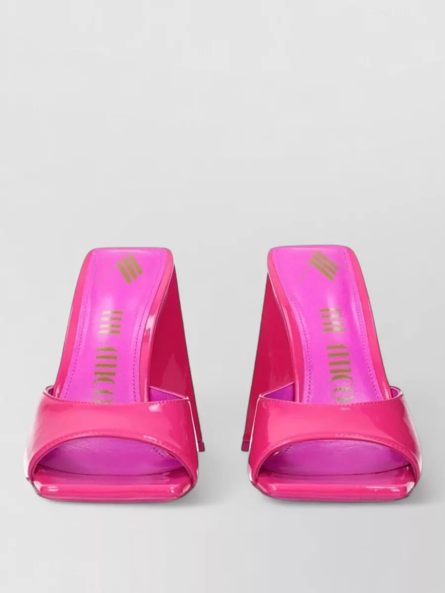 The Attico patent leather mules