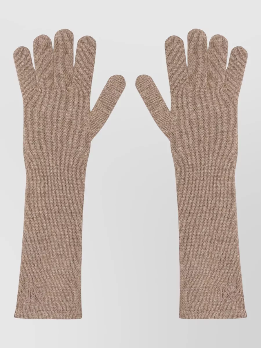 Max Mara cashmere long gloves