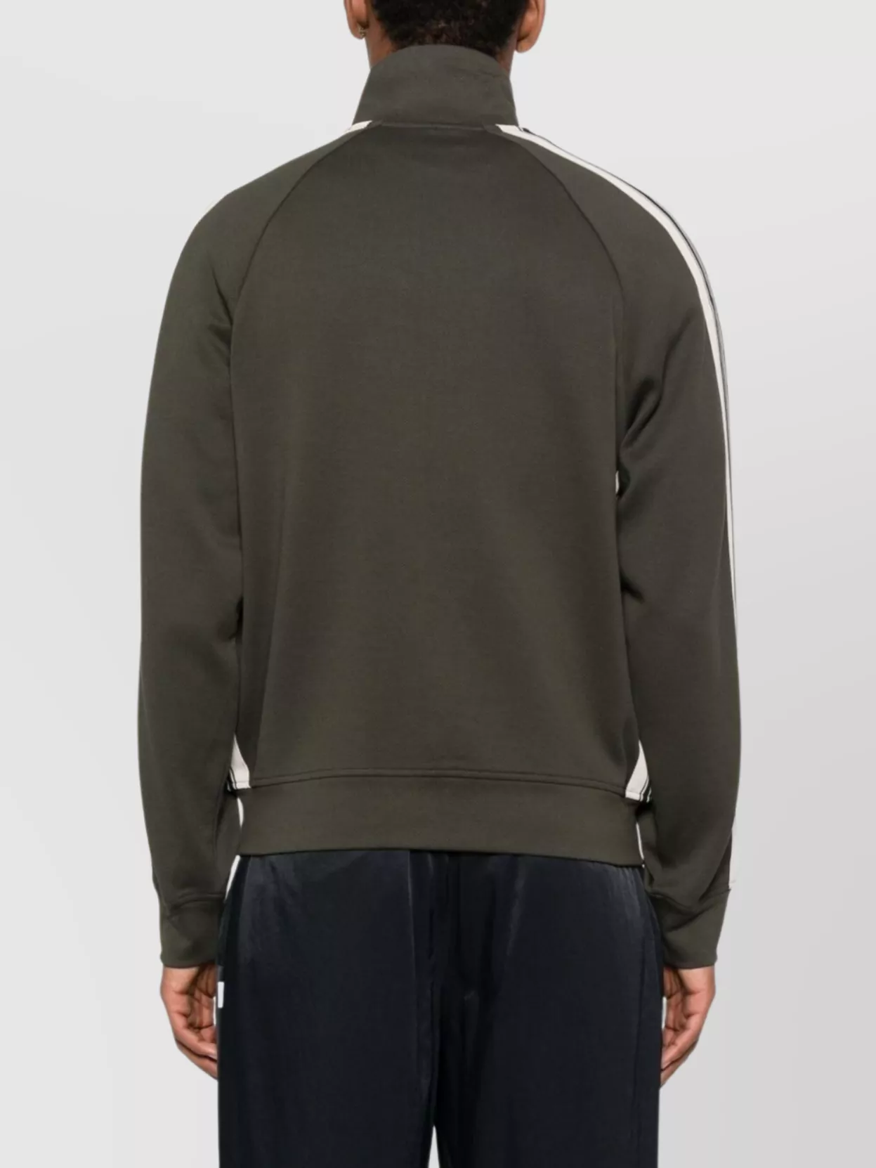 Emporio Armani Logo Cotton Zipped Sweatshirt