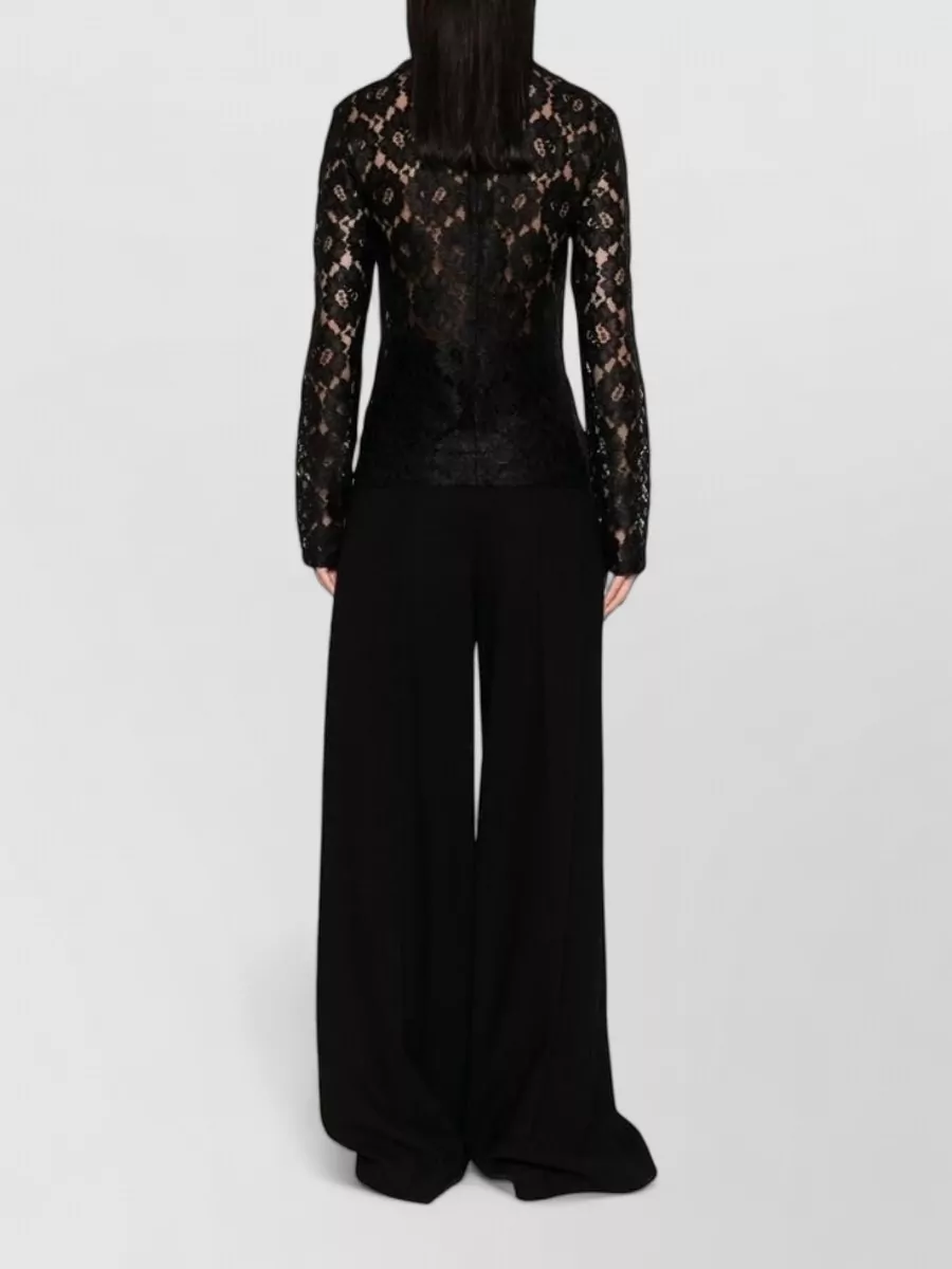 Róhe Lace Turtleneck Blouse