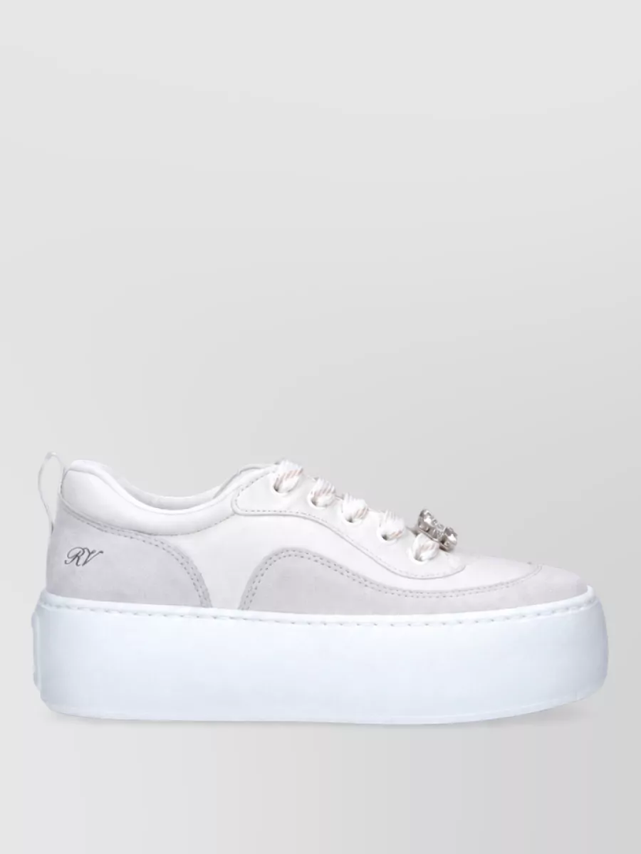 Roger Vivier leather low-top sneakers