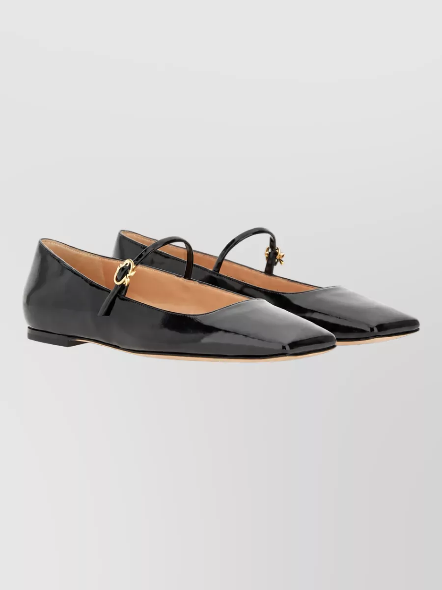 Gianvito Rossi Leather Ballerina Shoes