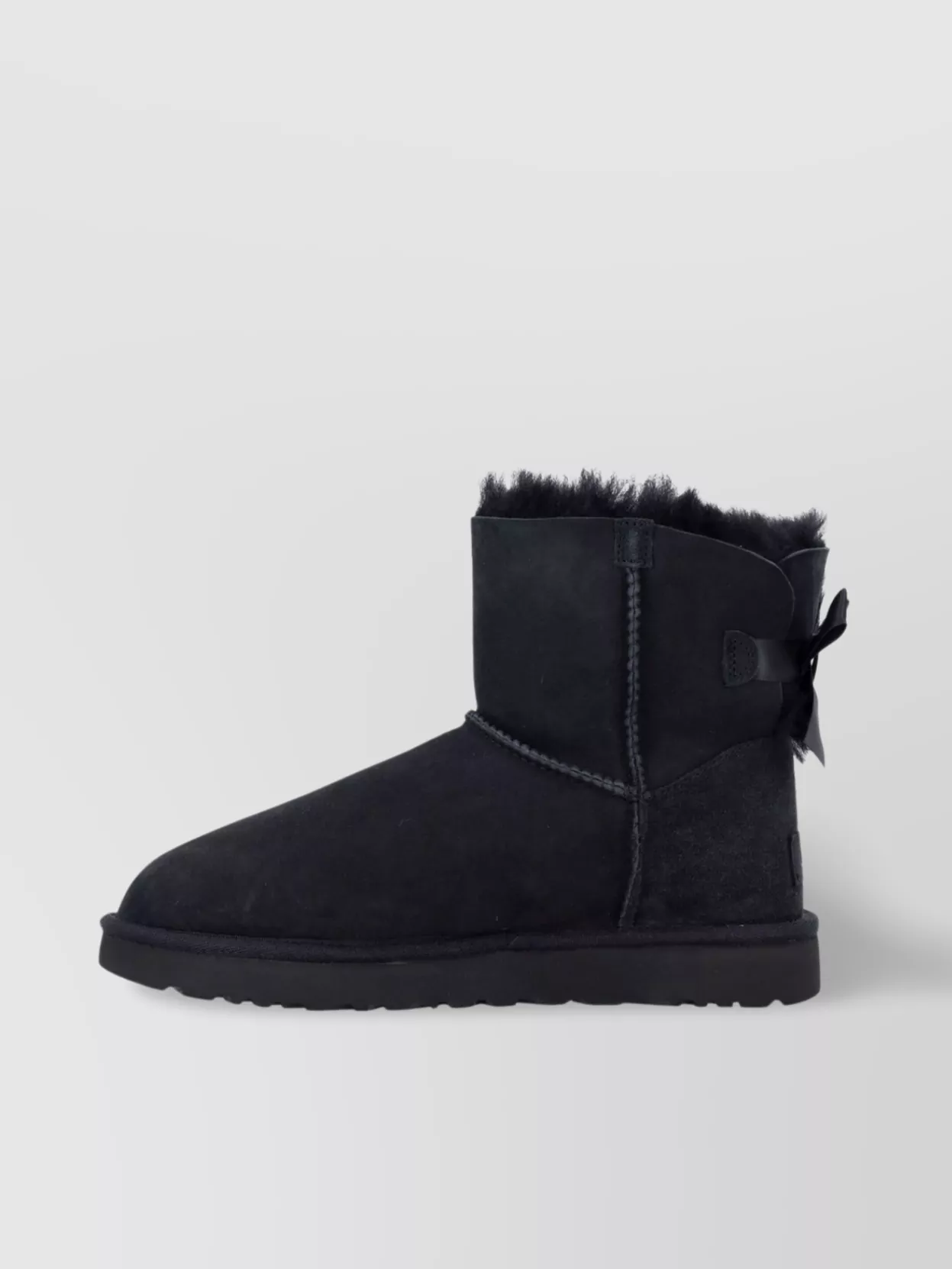 Ugg Mini Boots With Fixed Bow Detail