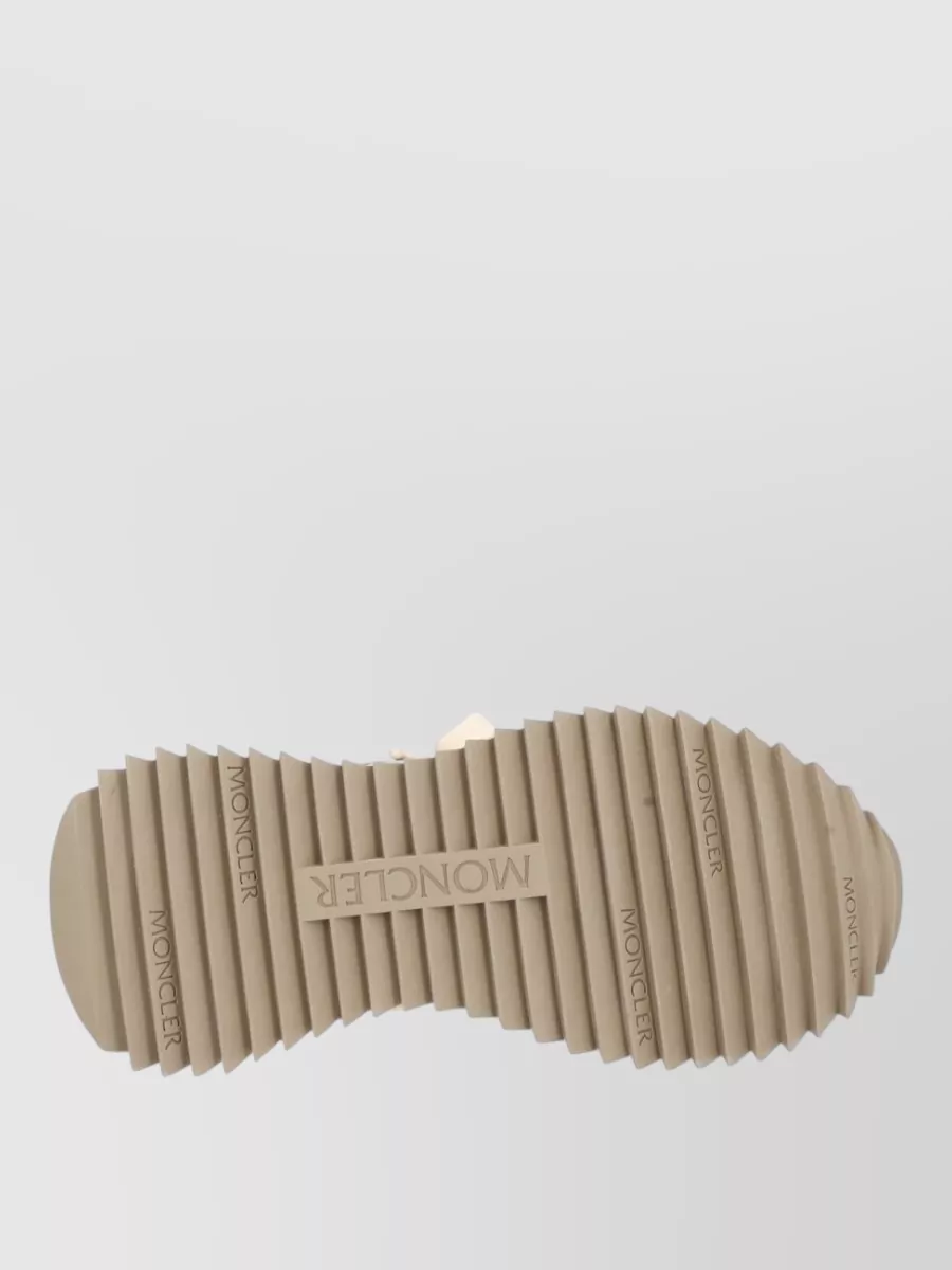 Moncler Leather Lace-Up Sneakers