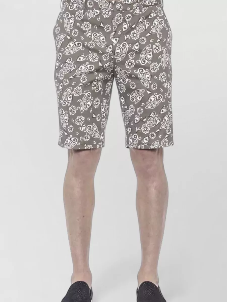 Pt Torino paisley-print bermuda shorts