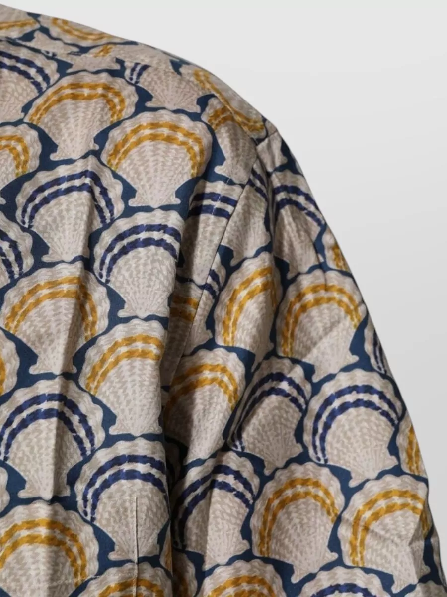 Dolce&Gabbana Silk Short-Sleeve Printed Shirt
