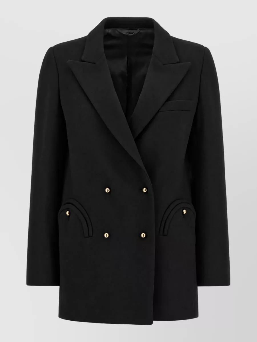 Blazé Milano virgin wool double-breasted blazer