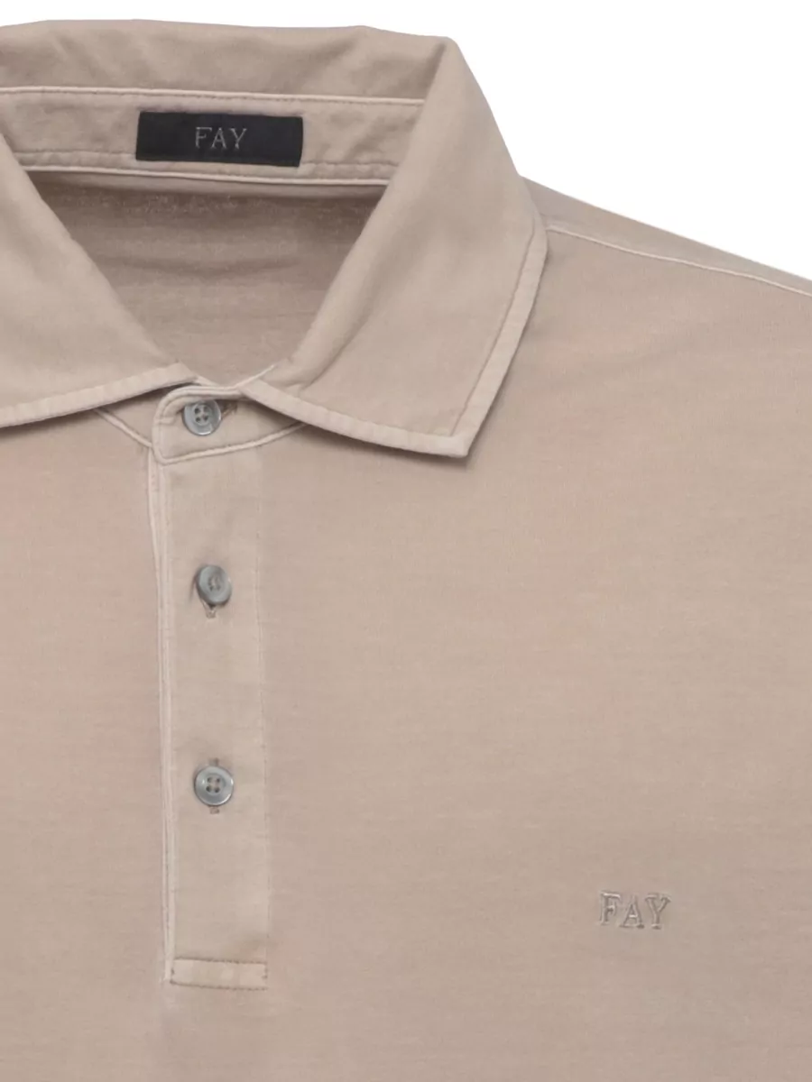 Fay Short-Sleeve Polo Shirt