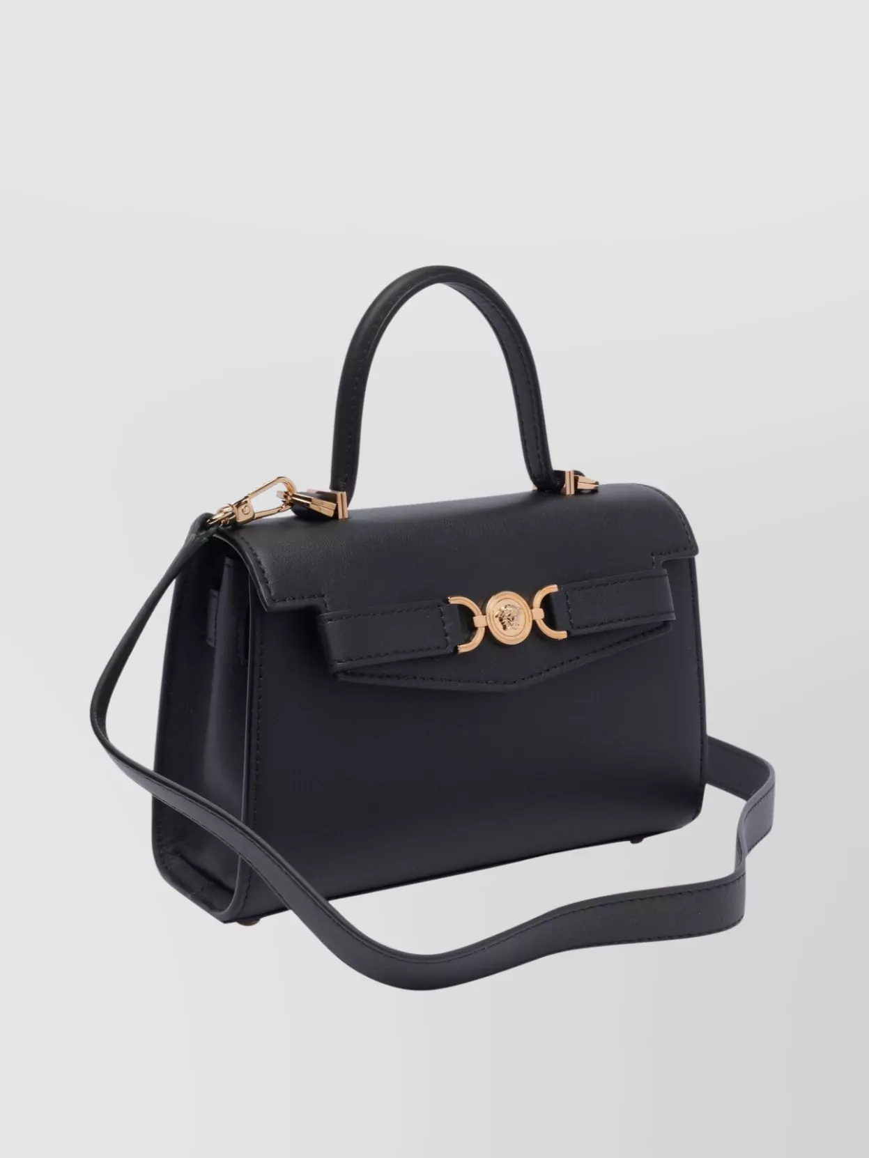 Versace Structured Top Handle Tote Bag