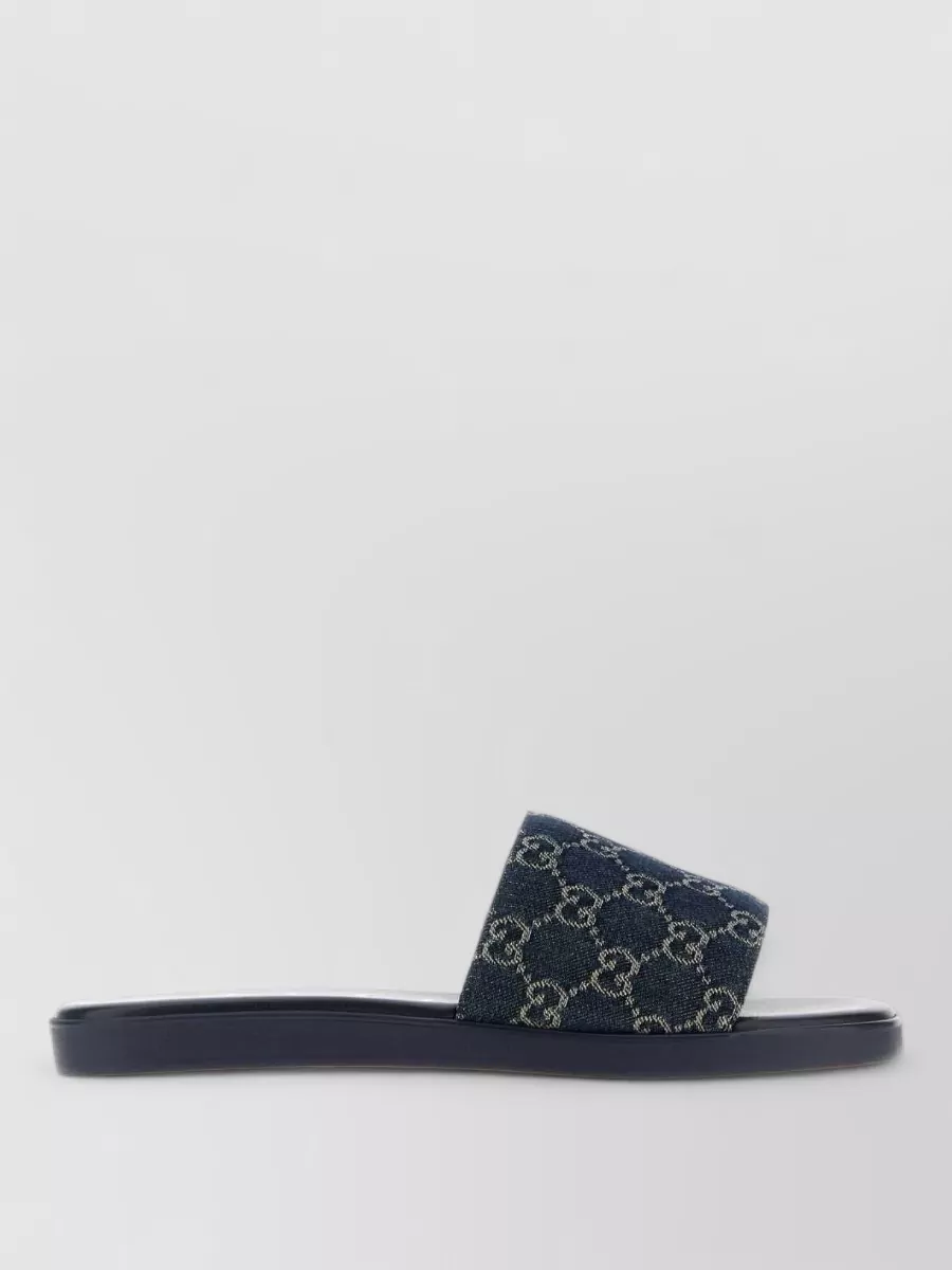 Gucci denim slides