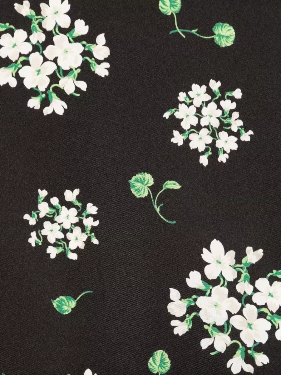 Dolce&Gabbana Silk Floral-Print Scarf
