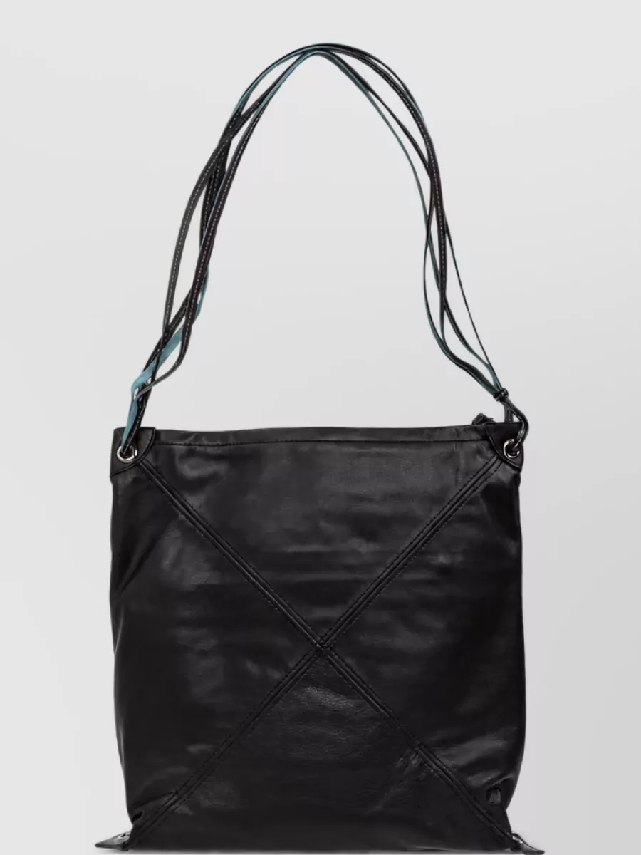 Kenzo Kenzo Logo Leather Shoulder Bag