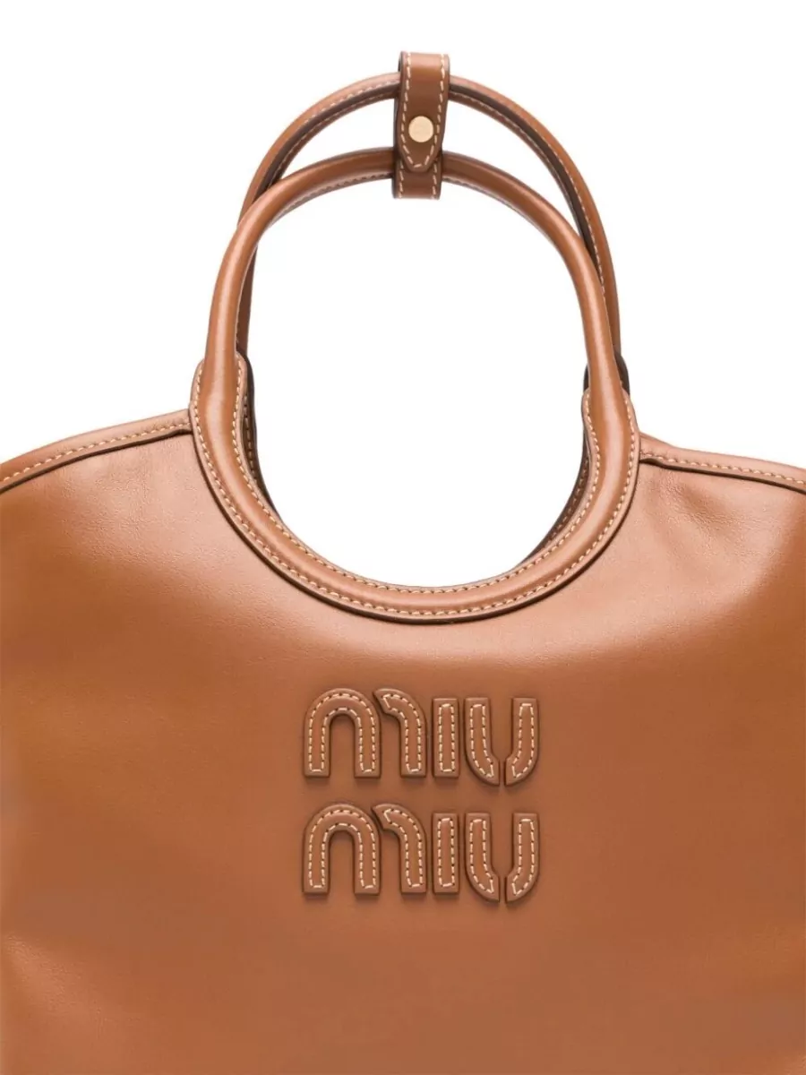 Miu Miu Ivy Calf Leather Shoulder Bag