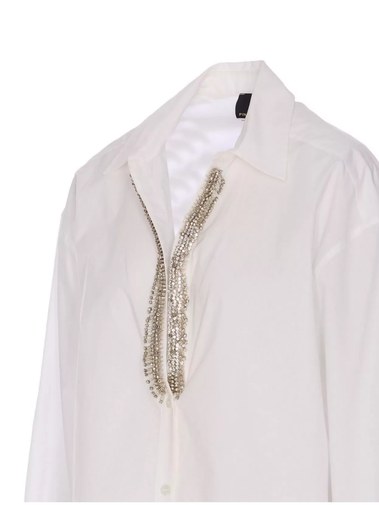 Pinko Crystal Embellished Long Sleeve Top