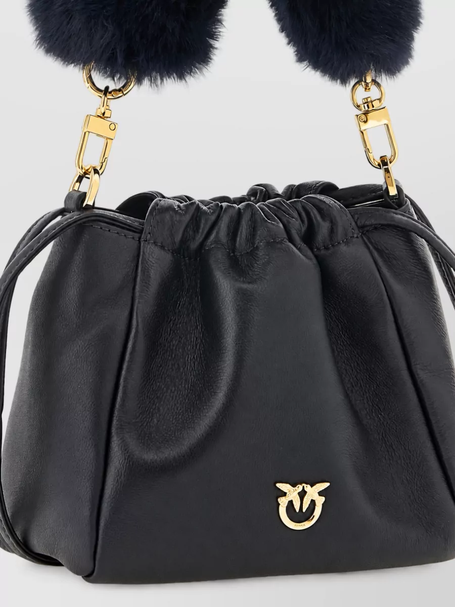 Pinko Love Bag Nappa Mini Bucket Bag