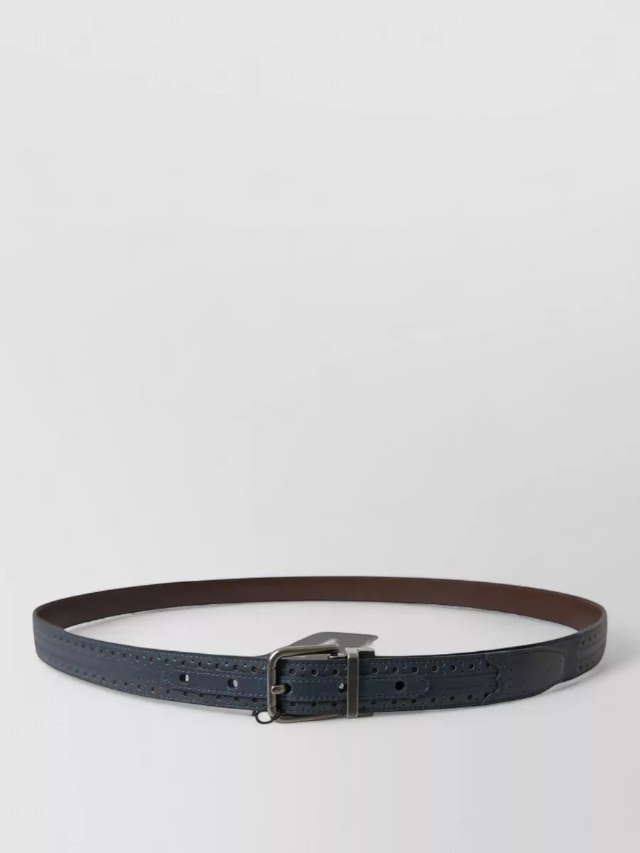 Dolce&Gabbana leather perforated belt