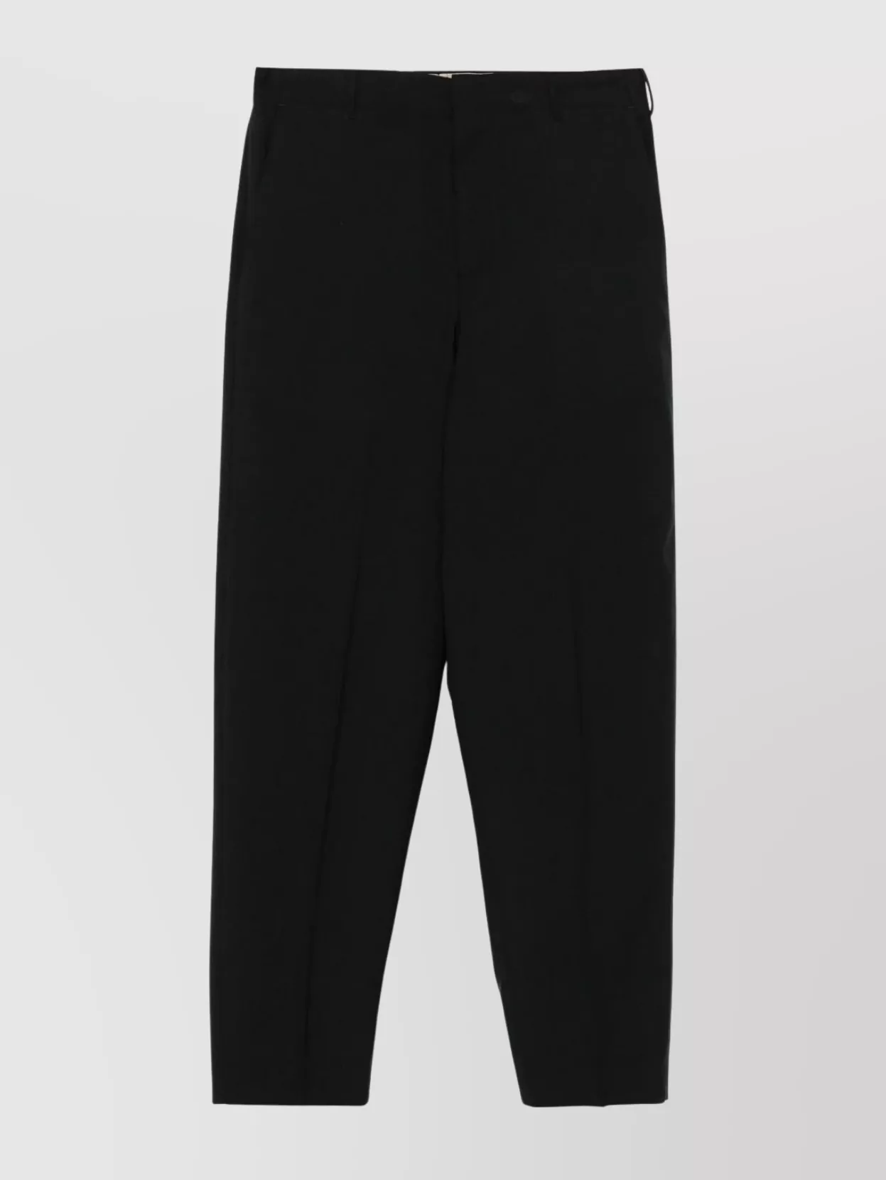 Pt Torino Pantalone In Misto Lana Stretch Nero Uomo