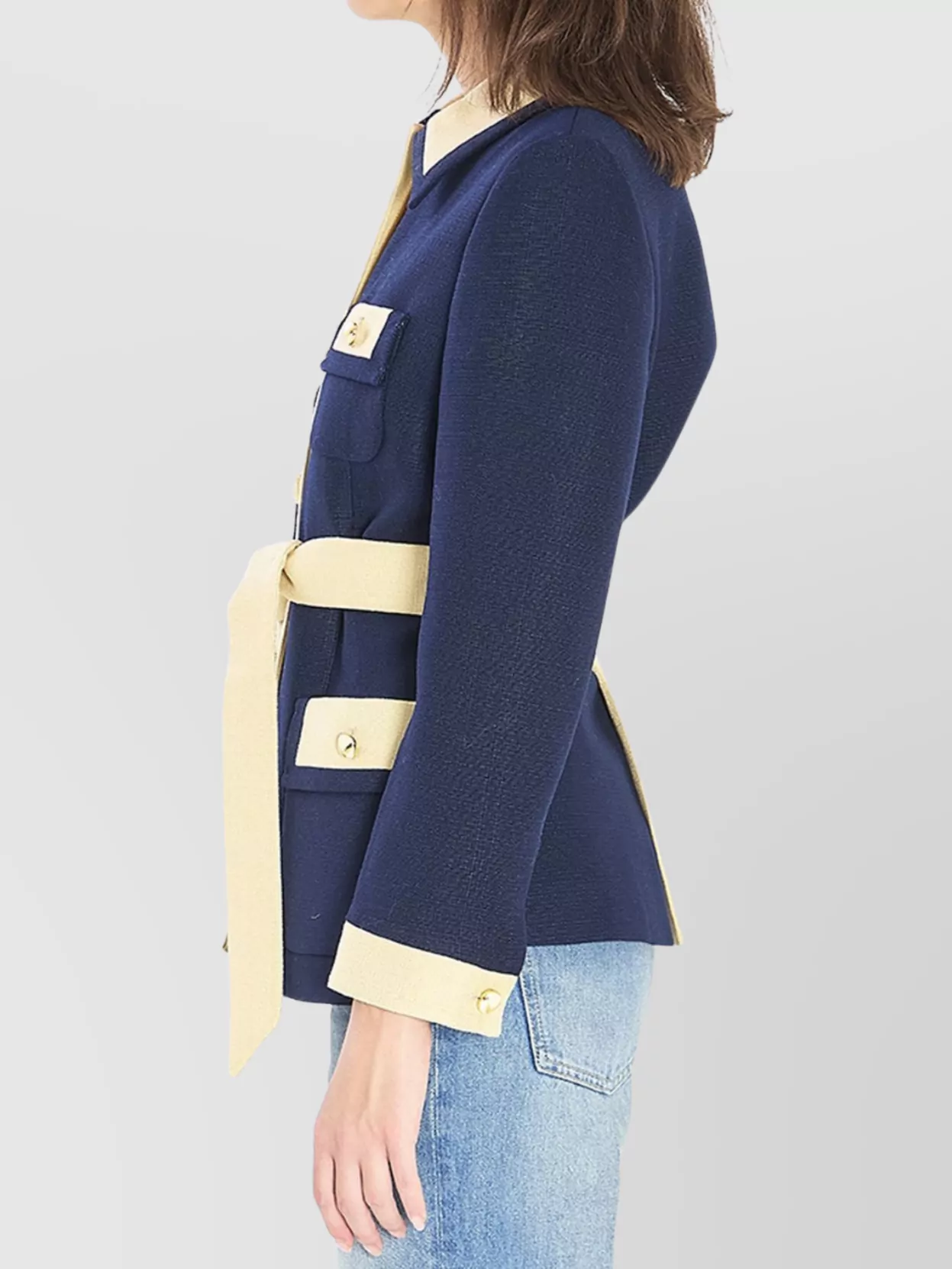 Valentino Garavani Tailored Jacket Featuring Integrated Belt