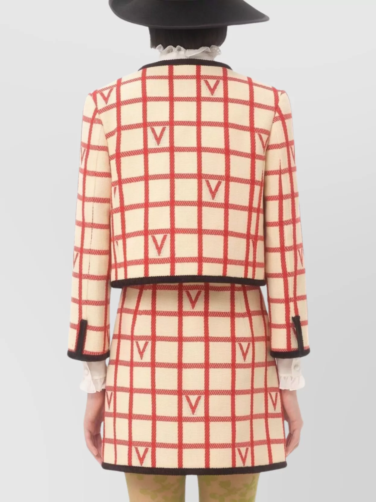 Valentino Casual Jacket With Contrast Trim And Pockets In Multi
