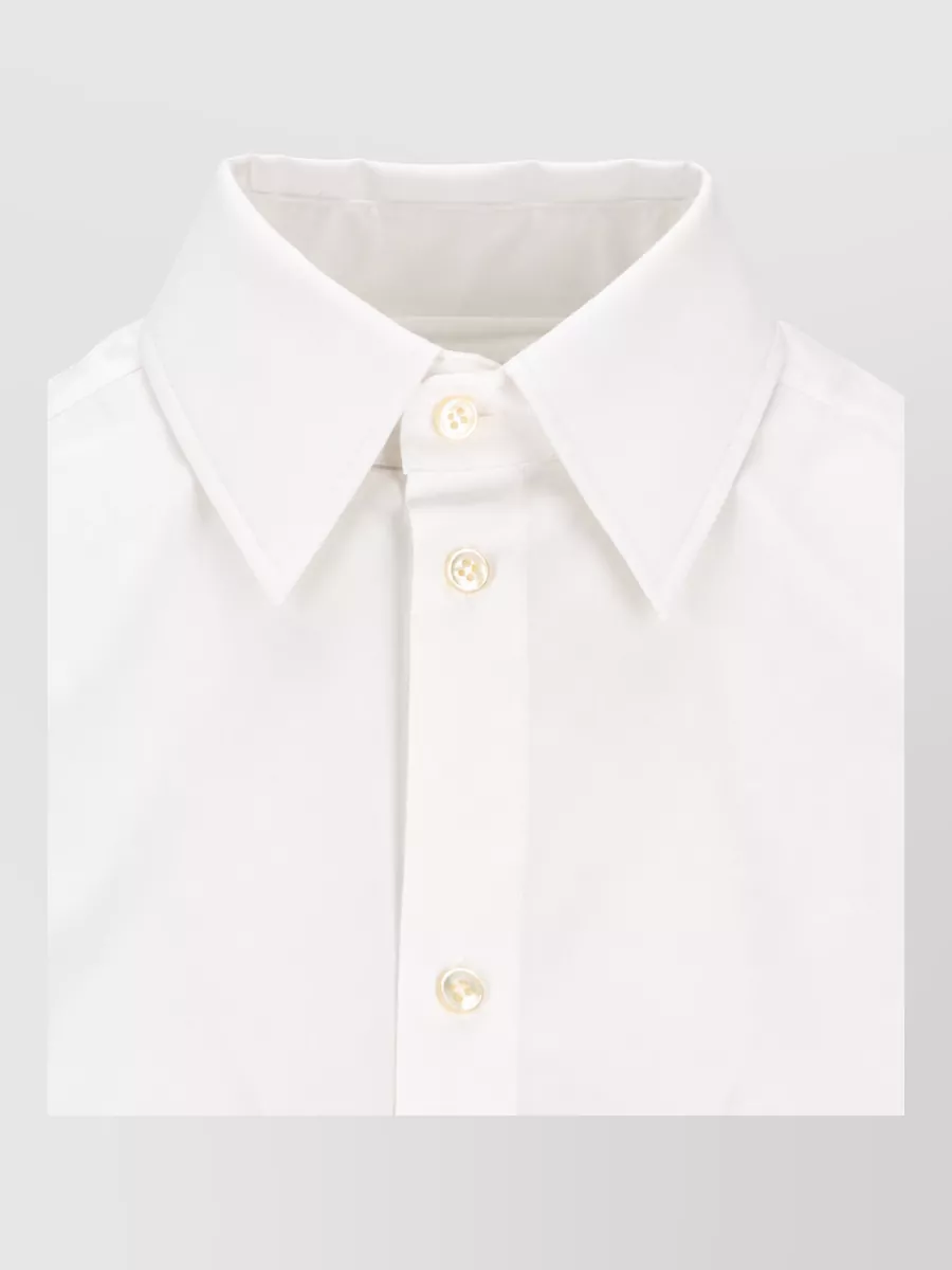 Saint Laurent Shirt Straight Cut Collar Long Sleeves Regular Fit