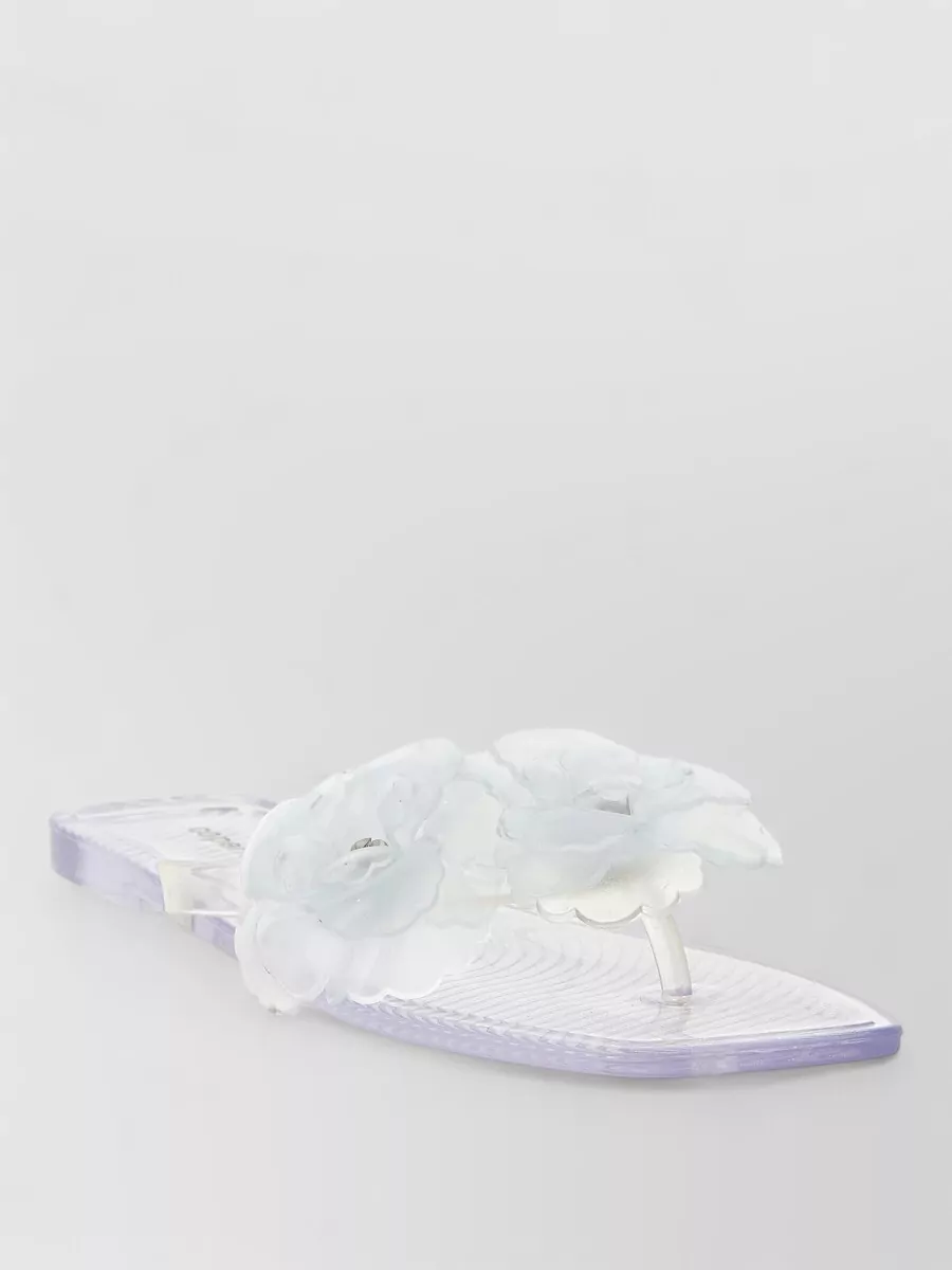 Coperni pvc flower flip flops