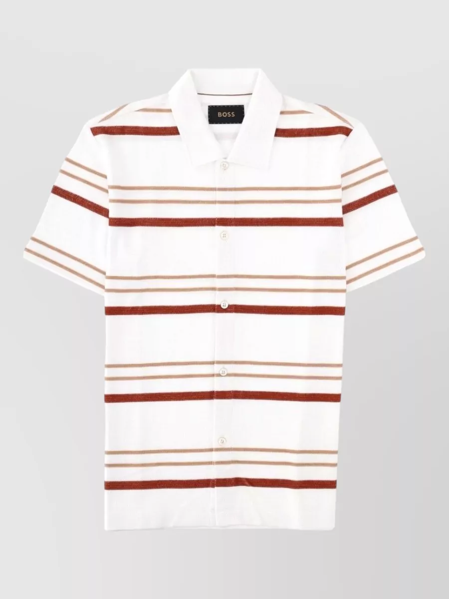 Boss pitti cotton polo shirt