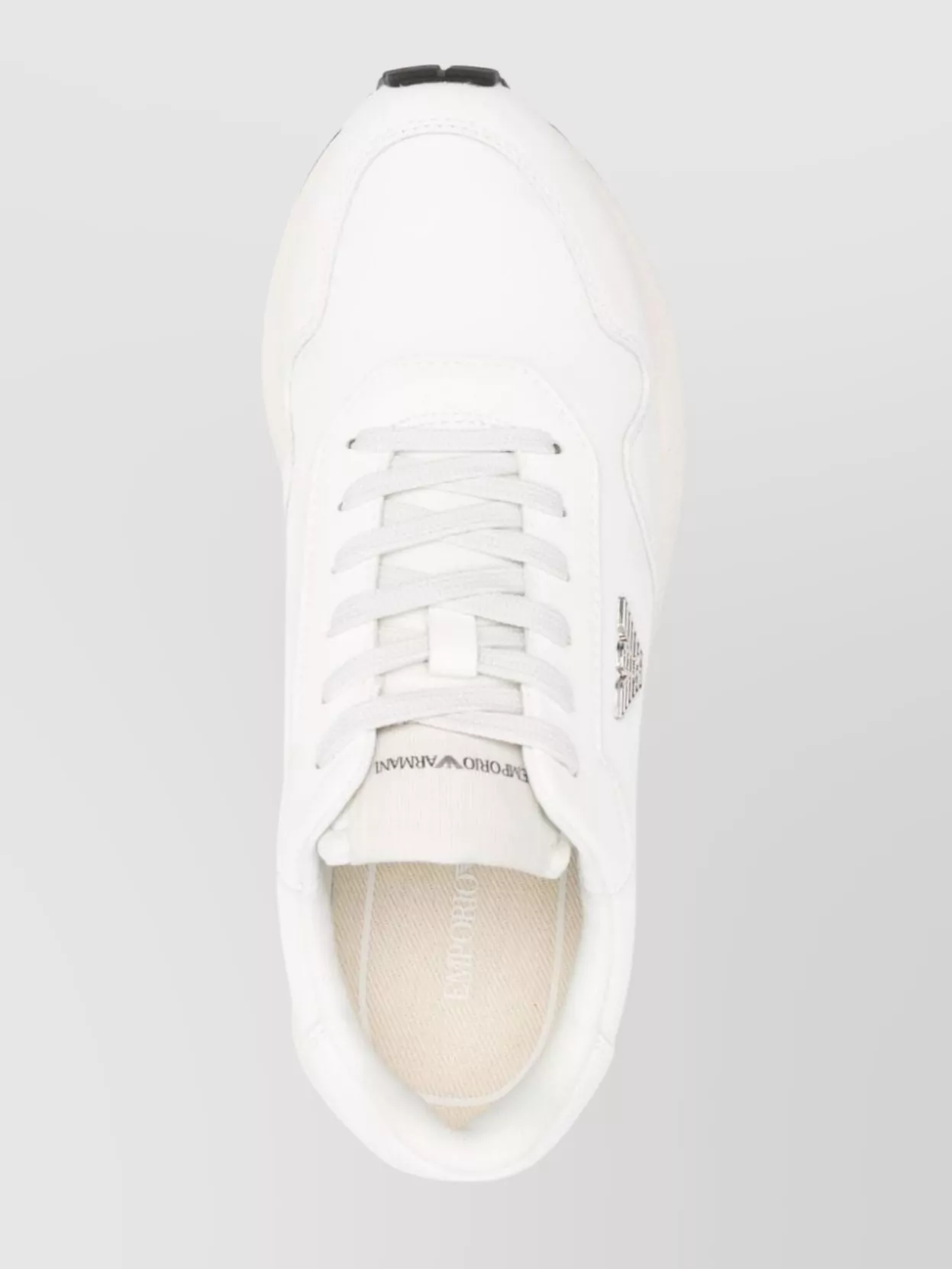 Emporio Armani Sneakers Leather Panel Recycled Material