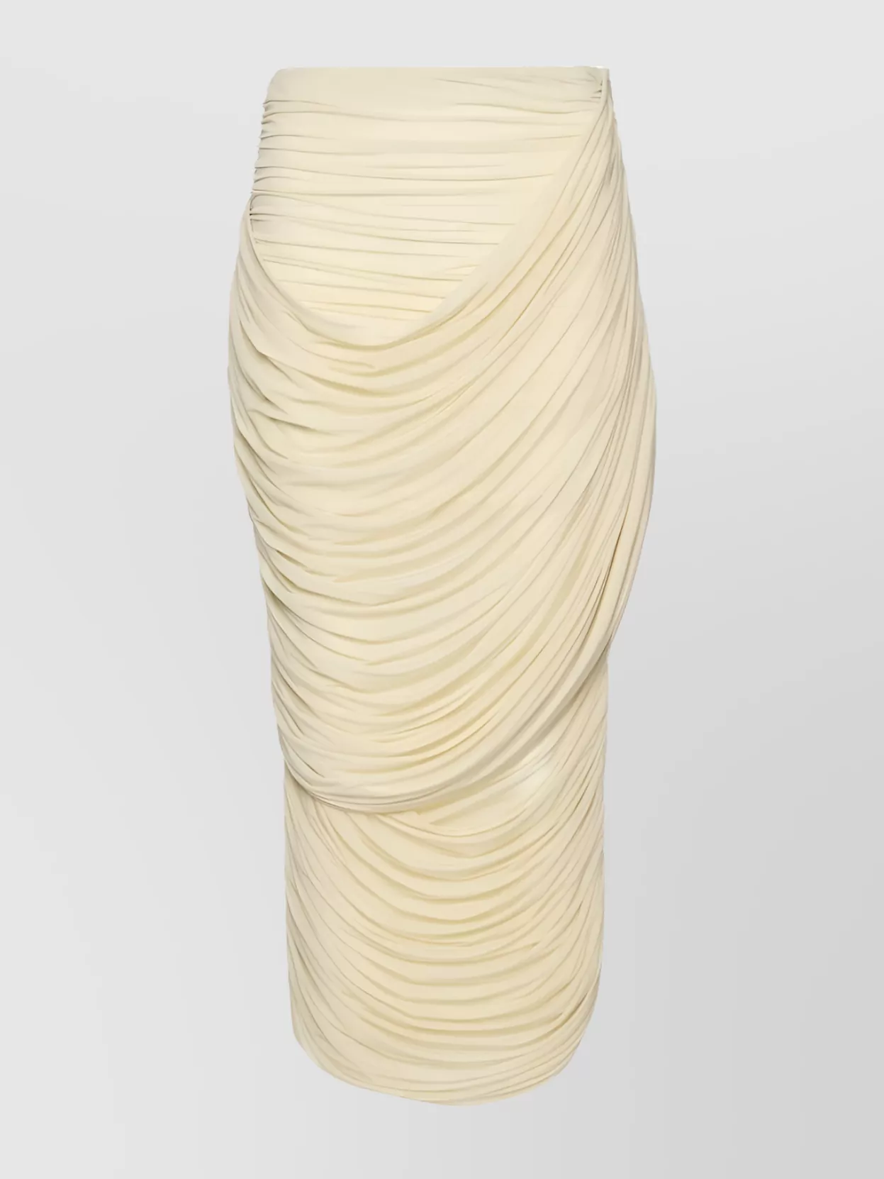 Magda Butrym Midi Skirt With Draped And Ruched Design