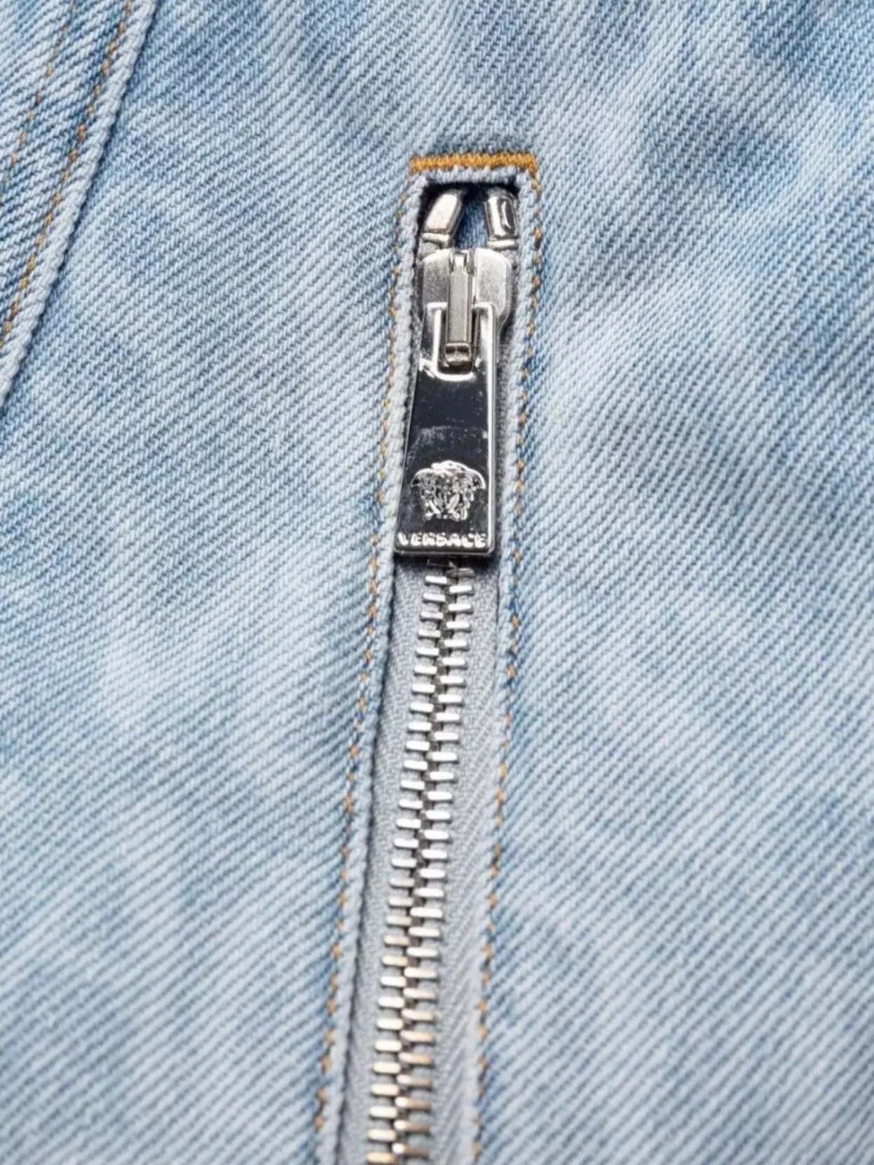 Versace All-Over Denim Mini Dress