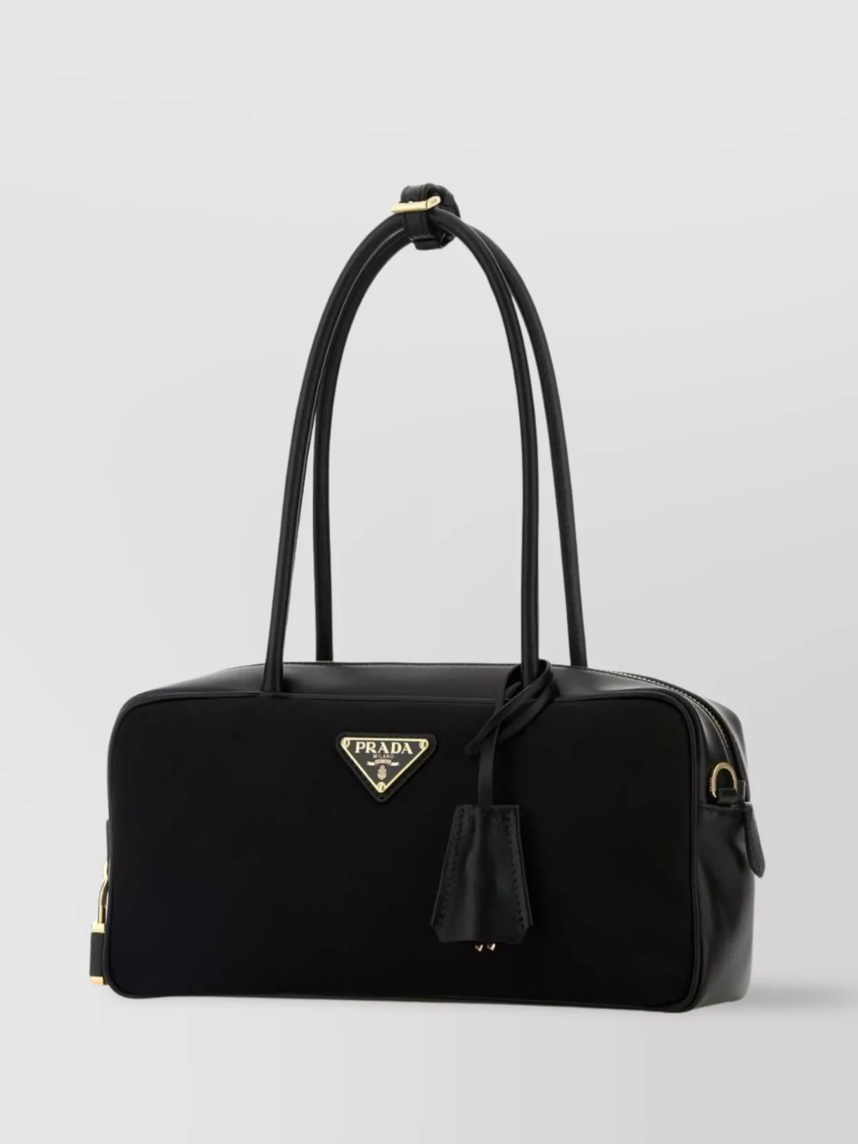 Prada Leather And Re-nylon Cross-body Bag