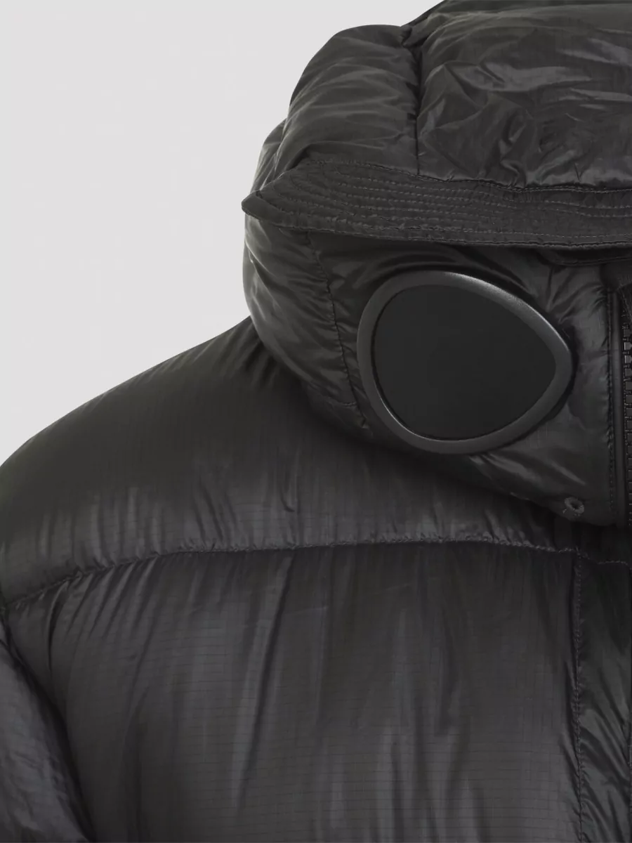 C.p. Company Down Hooded Quilted Puffer Jacket