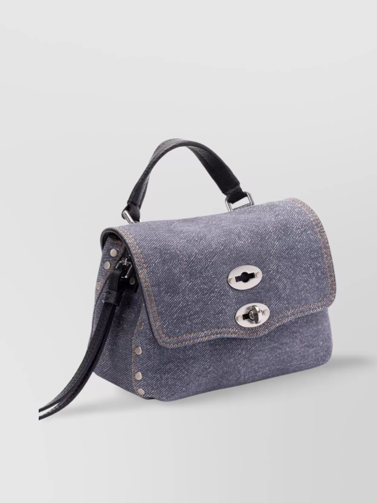 Zanellato Denim Baby Postina Shoulder Bag