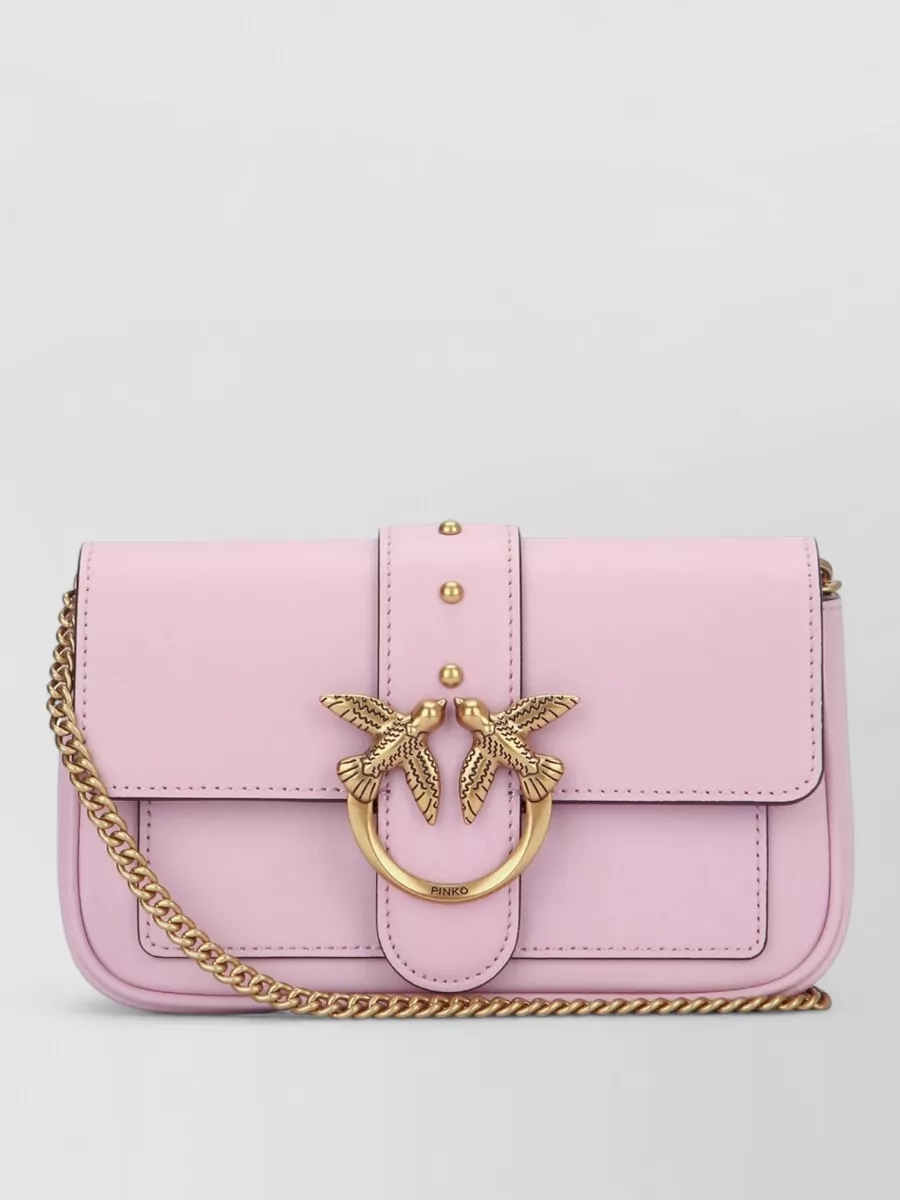 Pinko Love Bag One Sheepskin Leather Shoulder Bag