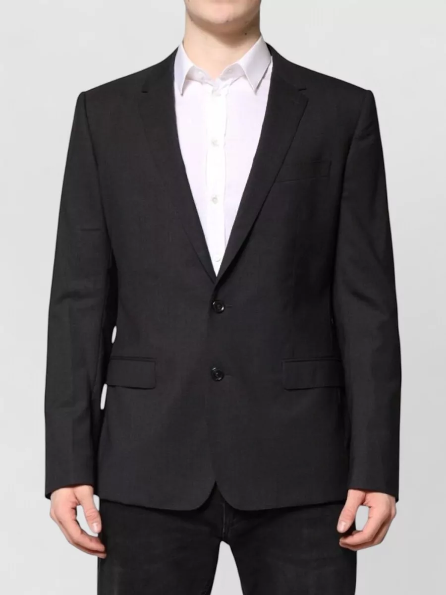 Dolce&Gabbana Virgin wool slim-fit single-breasted blazer