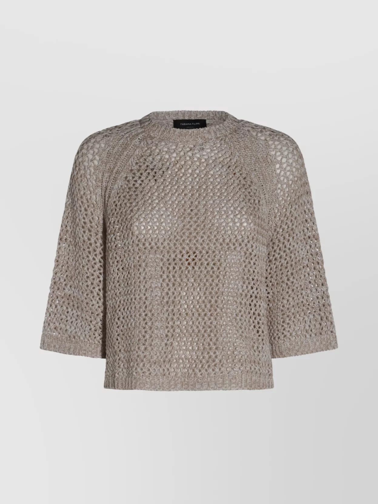 Fabiana Filippi Crewneck Featuring Open-knit Design