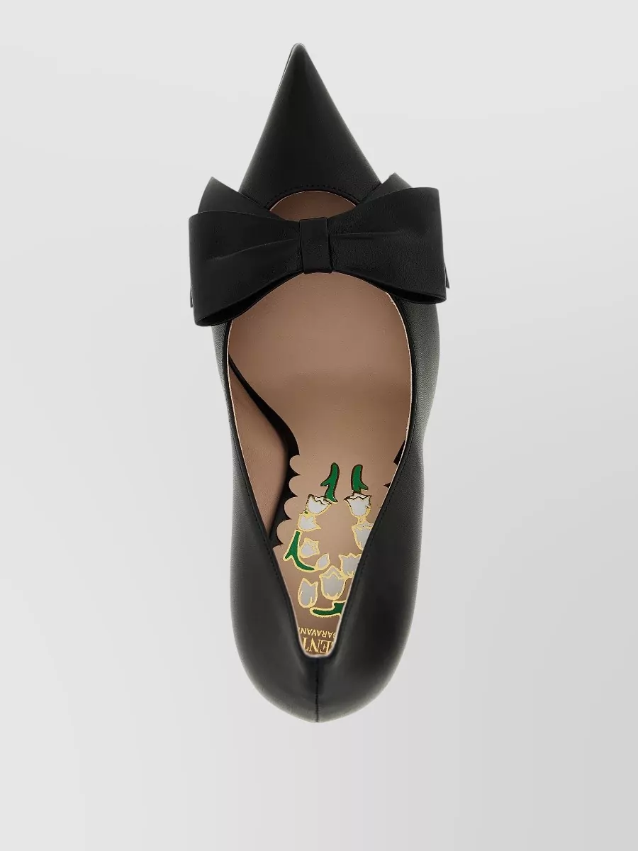 Valentino Garavani Bow Detail Pointed Toe Pumps