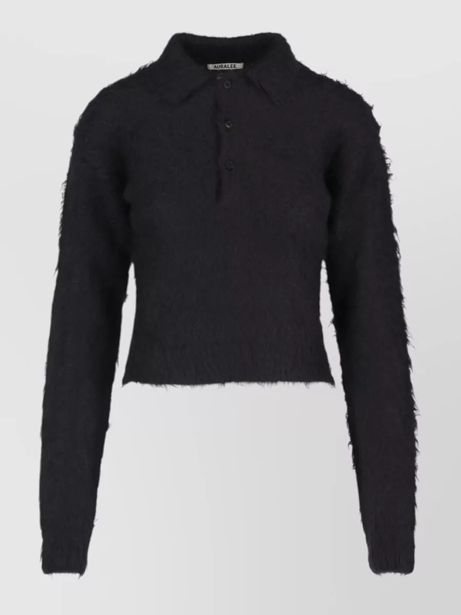 Auralee crewneck cardigan