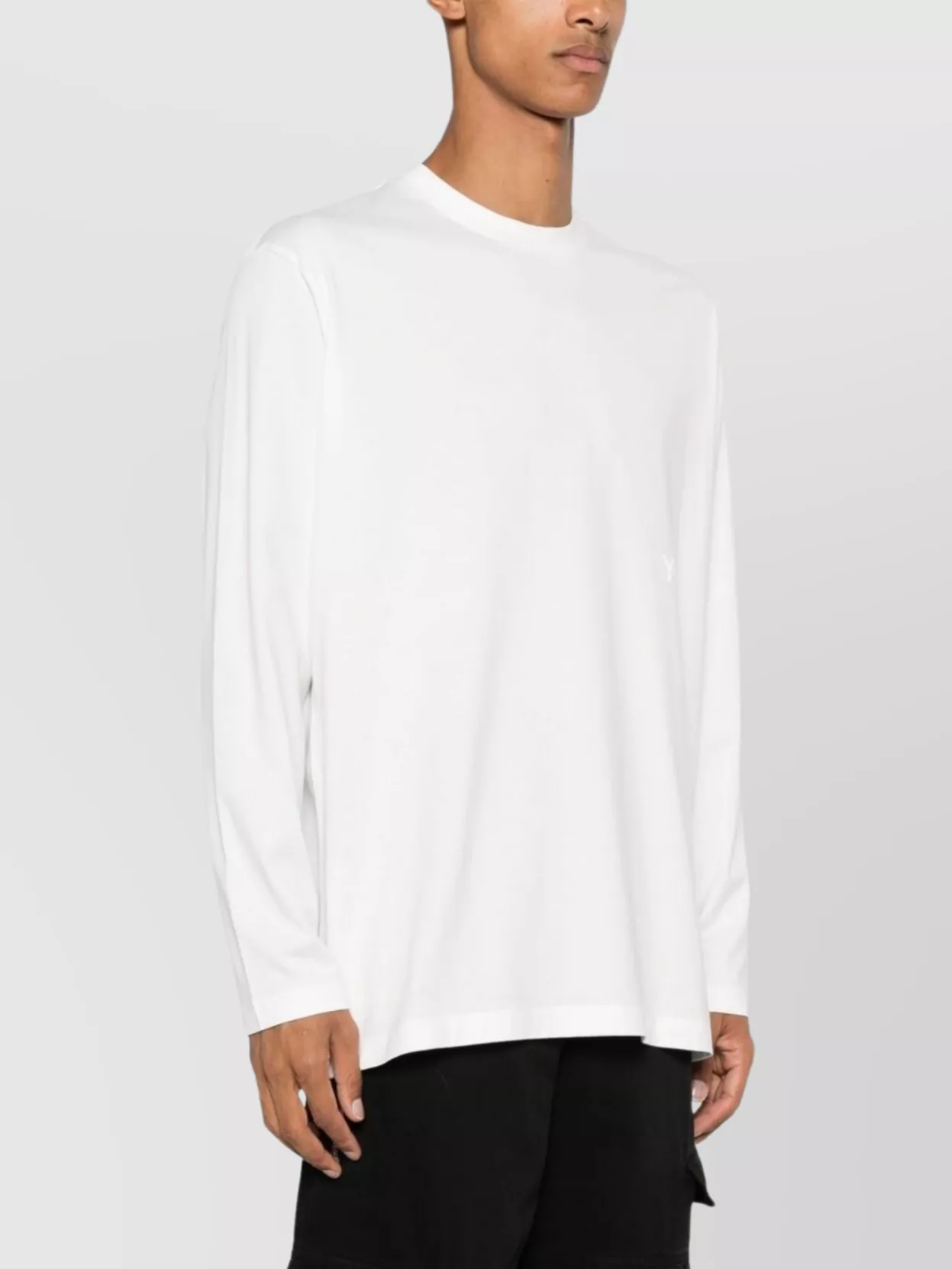 Y-3 Unisex Long Sleeve Cotton Jersey T-Shirt