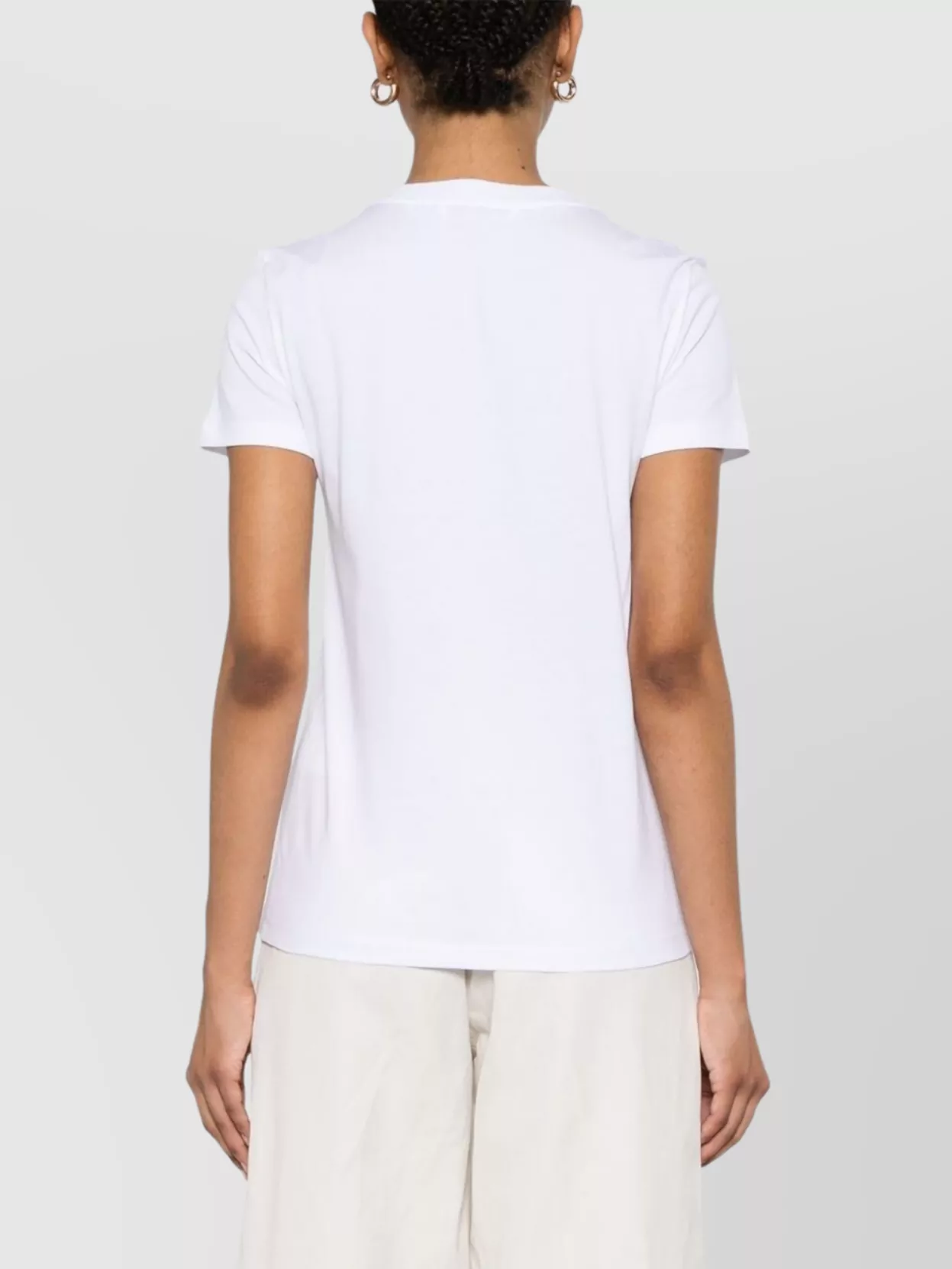 Max Mara Colibri Crew Neck Graphic Print Top