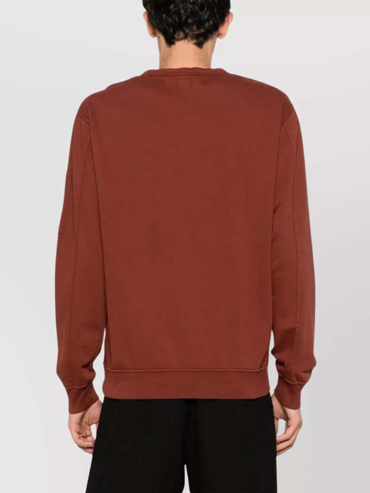 C.p. Company Crew Neck Sweatshirt Lens Pocket