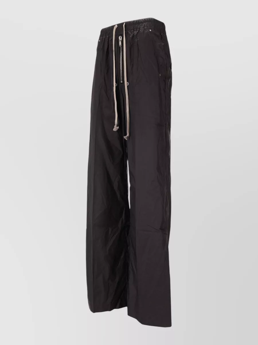 Rick Owens Wide Leg Trousers Back And Side Pockets