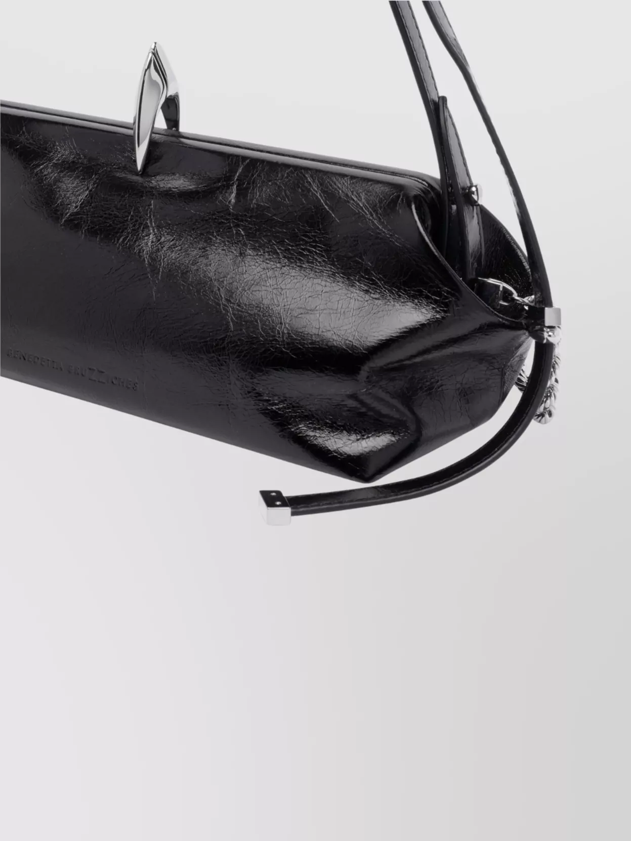 Benedetta Bruzziches Textured Shoulder Bag Adjustable Strap