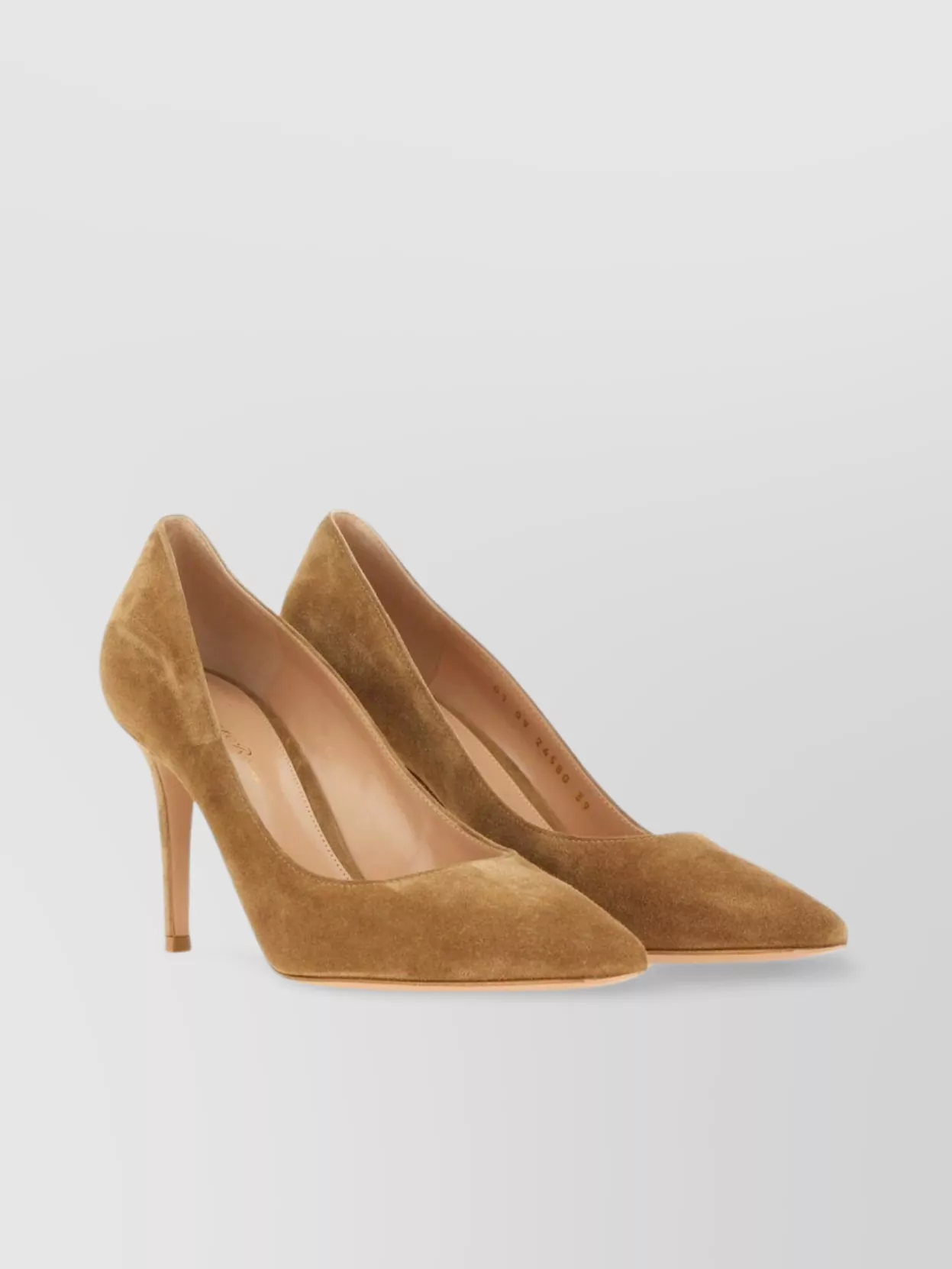 Gianvito Rossi 85 Suede Pointed Toe Stiletto Pumps