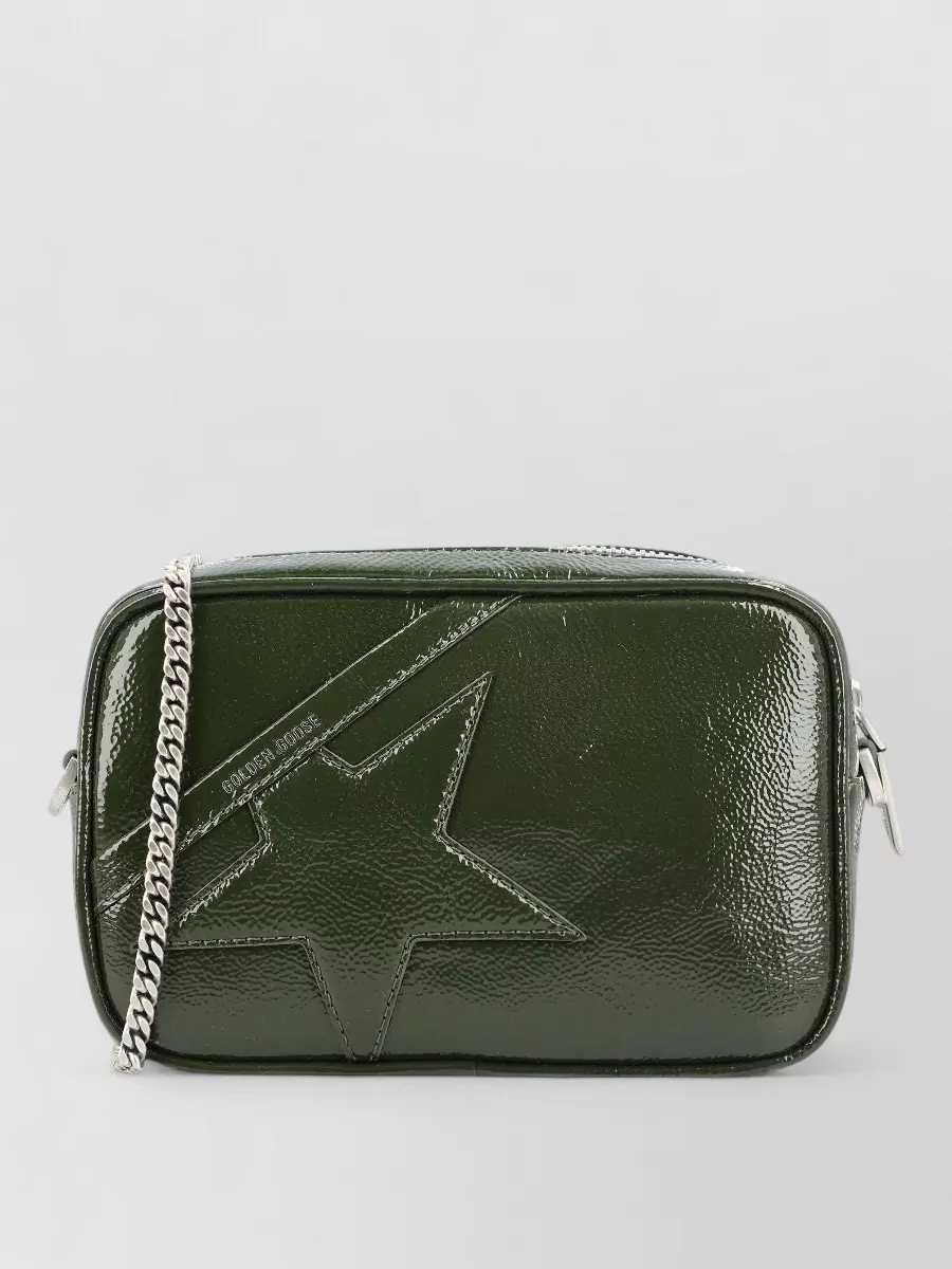 Golden Goose mini star leather cross-body bag