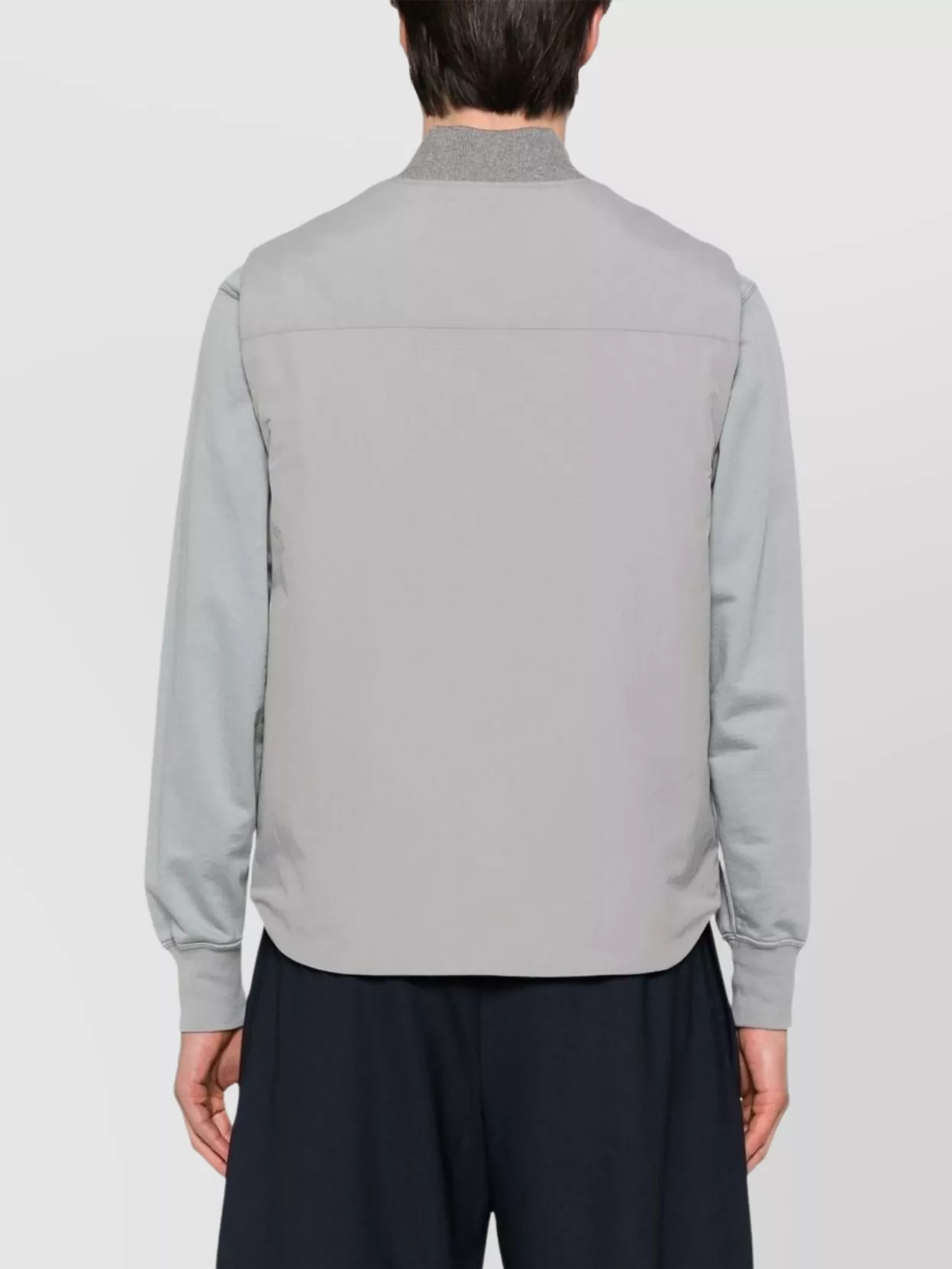 Dolce&Gabbana Sleeveless Ribbed Collar Jacket Pockets