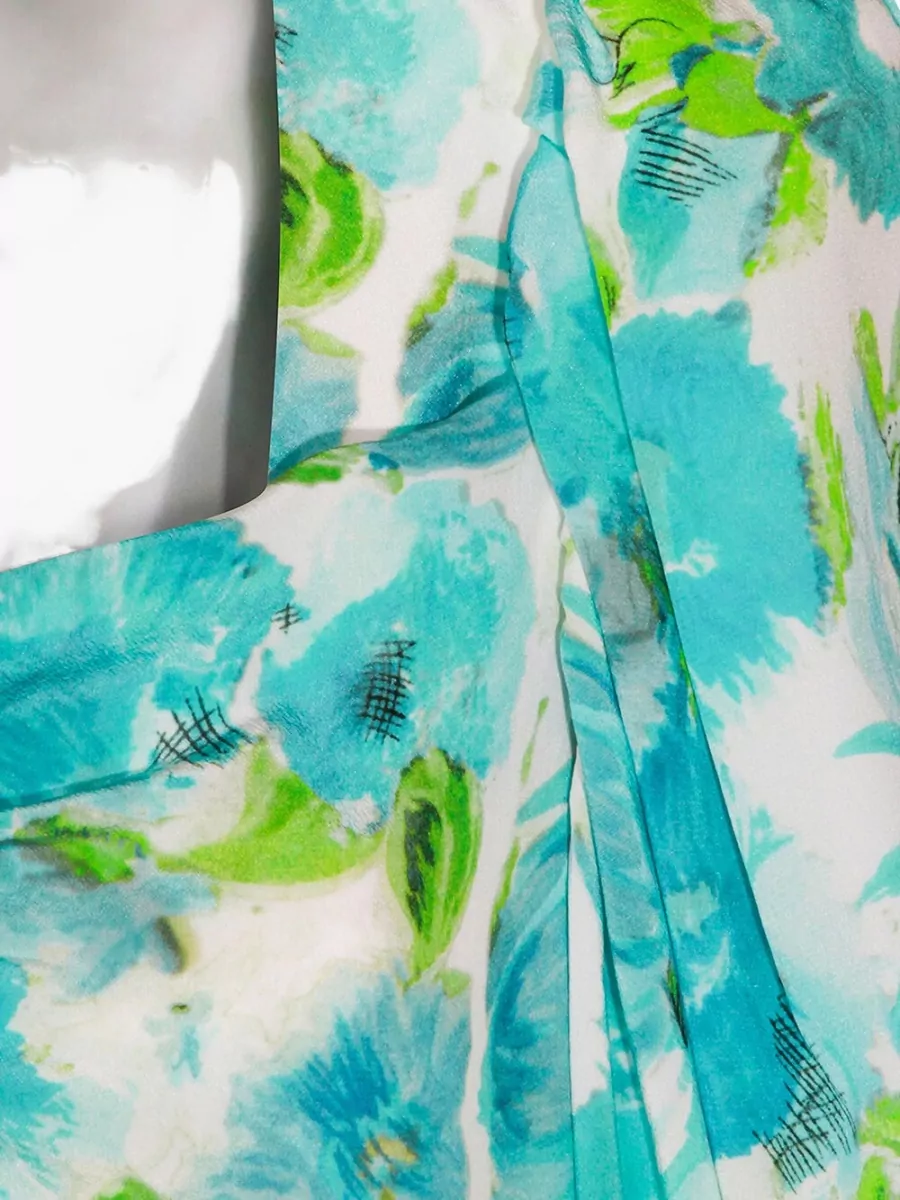 Chloé Printed Silk Mini Dress