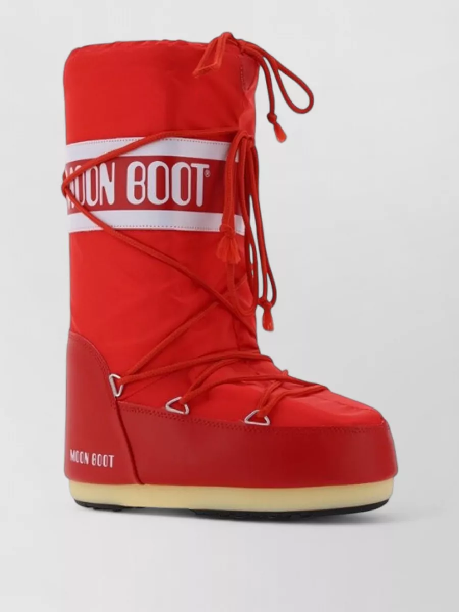 Moon Boot logo-print knee-high boots